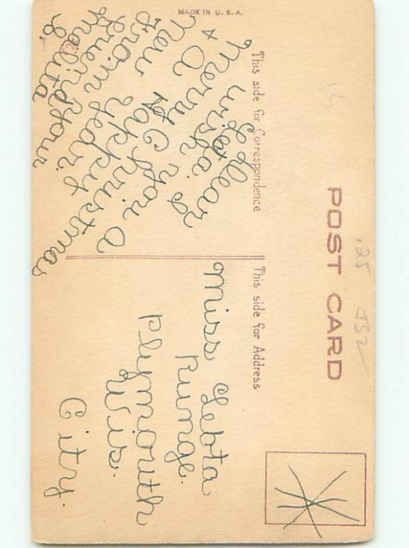 Divided-Back CHRISTMAS SCENE Great Postcard W9460