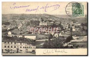 Old Postcard Altkirch Gastof Zum goldenen Kopf