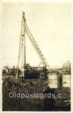 Oil Drilling Real Photo Unused 