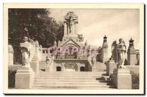 Postcard Old Basilica of Lisieux The Way of the Cross outside Calvary