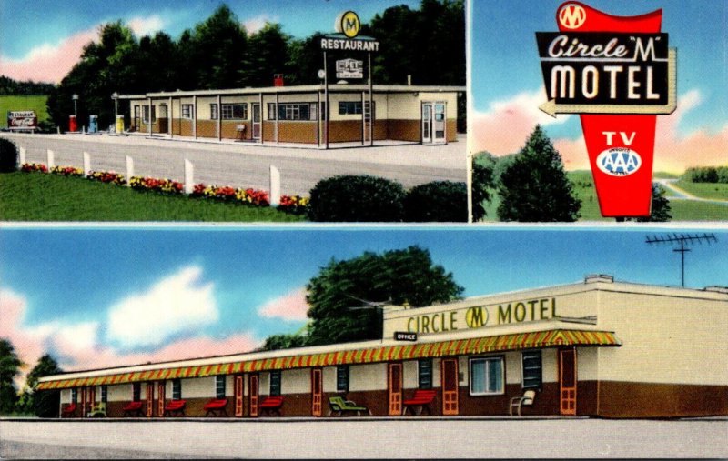 North Carolina Greensboro Circle M Motel and Restaurant