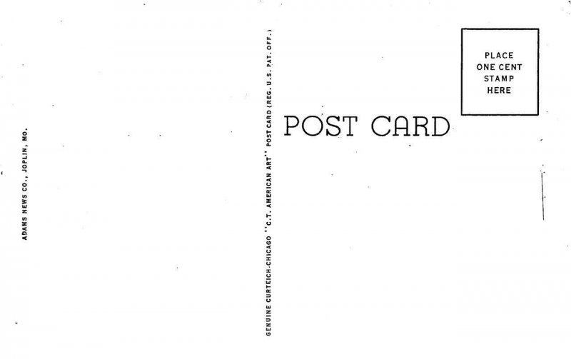 JOPLIN, MO Missouri  US COURT HOUSE~POST OFFICE  Courthouse  c1940's Postcard