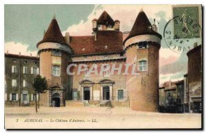 Old Postcard Aubenas Chateau d'Aubenas