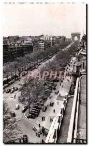 Old Postcard Paris And Its Wonders L & # 39avenue fields Elysees Arc de Triomphe