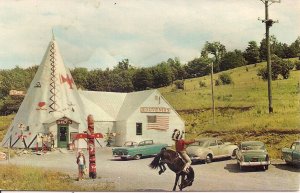 Cherry Valley NY, The Tepee, Indian Gift Shop, 1950s Roadside Americana Cars