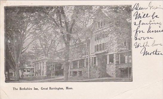 The Berkshire Inn Great Barrington Massachusetts 1907