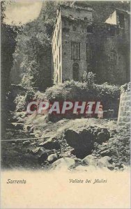 Old Postcard Sorrento Vallata dei Mulini