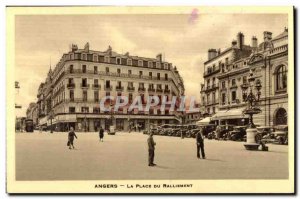 Old Postcard Angers Place Du Ralliement