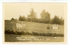 NH - Antrim. Sesqui-Centennial, 1927. Men of Antrim Pageant   RPPC