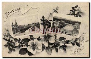 Nancy - Nancy Remembrance - flowers - flowers - Old Postcard