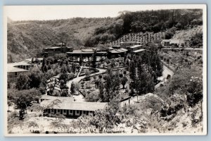 Michoacan Mexico Postcard Road in Balneario San Jose Purua c1940's RPPC Photo