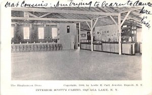 Interior Scott's Casino Oquaga Lake, New York