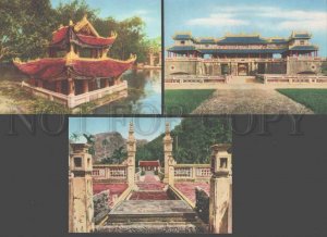 092236 VIETNAM Ancienne architecture collection of 6 postcards