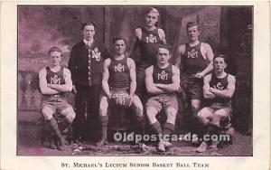 St Michael's Lyceum Senior Basketball Team Basketball Unused 