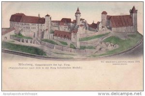 Germany Nuernberg Gesamtansicht der Kgl Burg