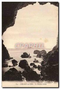 Old Postcard Camaret sur Mer The Great Cave