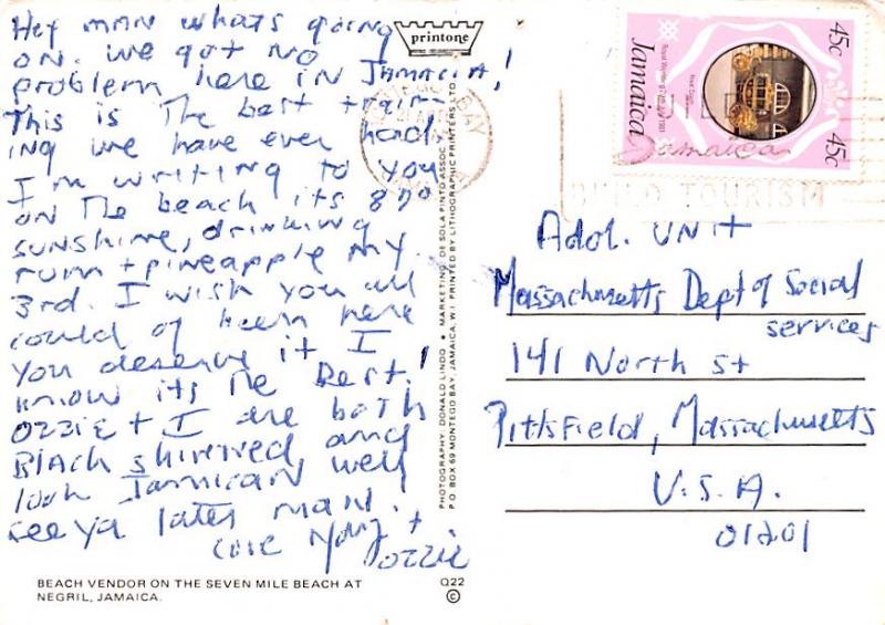 Beach Vendor - Jamaica