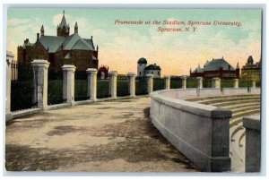 c1910 Promenade at the Stadium Syracuse University Syracuse New York NY Postcard 