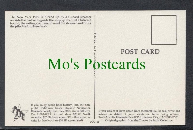 Shipping Postcard - Cunard Line Steamer SW4581