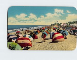 Postcard Colorful Beach Front Fort Lauderdale Florida USA