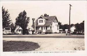 Canada Ontario Napanee Rourkes Cabins RPPC