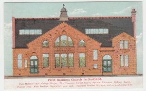 P2853 vintage postcard rev & mrs george sharpe first holiness church in scotland