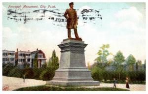 Massachusetts Boston , Civil War , Farragut Monument , Civil Point