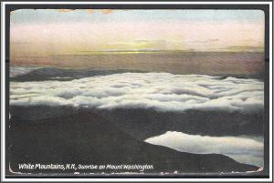 New Hampshire, White Mountains Sunrise on Mt Washington - [NH-163]