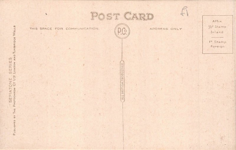 A773 England Corfe Castle Chapel vintage postcard