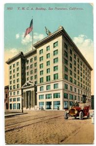 YMCA Building San Francisco California 1910c postcard