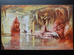 Somerset: Cox's Cave, Cheddar, The Transformation Scene, Old Postcard