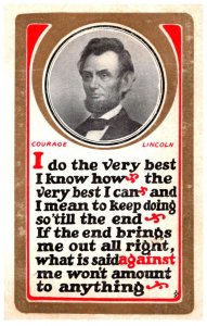 Lincoln Birthday ,Words of wisdom