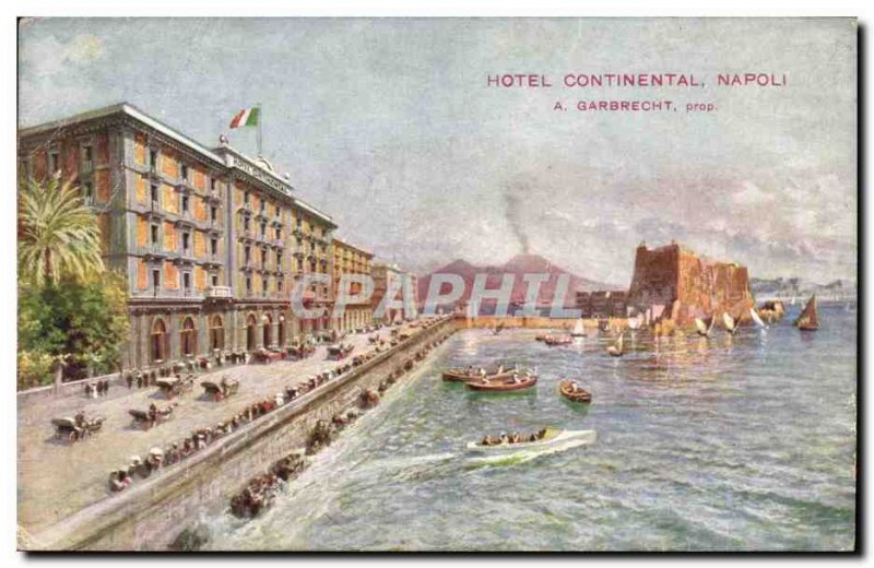 Italia - Italy - Italy - Naples - Napoli - Hotel Continental - Old Postcard