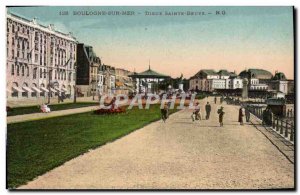 Old Postcard Boulogne Sur Mer Digue Sainte Beuve