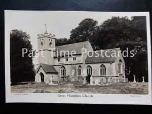 Vintage RPPC - Great Hampden Church, St. Mary Magdalene, near Great Missenden