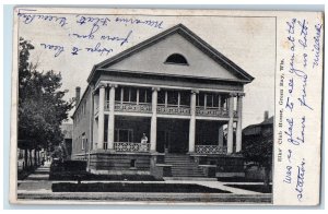 1907 Elks Club House Green Bay Wisconsin WI Antique Posted Postcard 