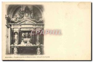 Old Postcard Moulins Tomb of Duc de Montmorency Chapel Lycee