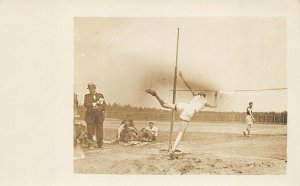 Waterville ME Colby College Track & Field Events Atkins Studio RPPC A-3