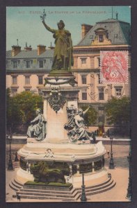 FRANCE, Postcard, Paris, Statue de la Republique