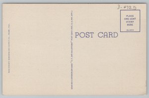 Miami FloridaA Modernistic Home Front ViewVintage Postcard