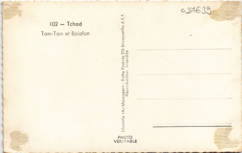 PC TAM-TAM ET BALAFON CHAD, TCHAD ETHNIC TYPES (a27639)