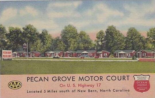 North Carolina New Bern Pecan Grove Motor Court