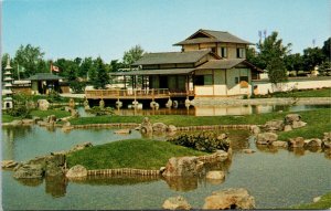 Nikka Yuko Centennial Garden Lethbridge Alberta Unused Vintage Postcard H28