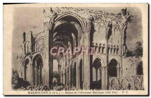 Old Postcard Marmoutier Ruins of L & # 39Ancienne Basilica