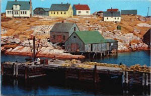 Canada Peggys Cove Nova Scotia Vintage Postcard C125