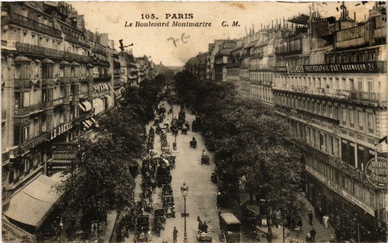 CPA PARIS (2e) Le Boulevard Montmartre (564485)
