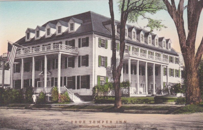 Vermont Wallingford True Temper Inn Handcolored Albertype sk748