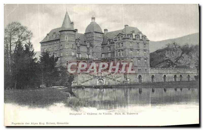 Old Postcard Vizille Dauphine Le Chateau