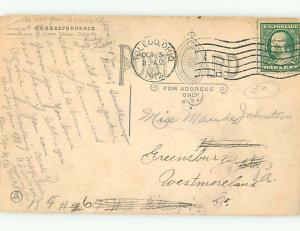 Divided-Back PENNANT POSTCARD Toledo Ohio OH HM5302