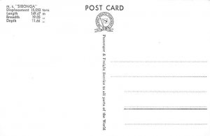 MS Sibonga East Asiatic Ship Unused 